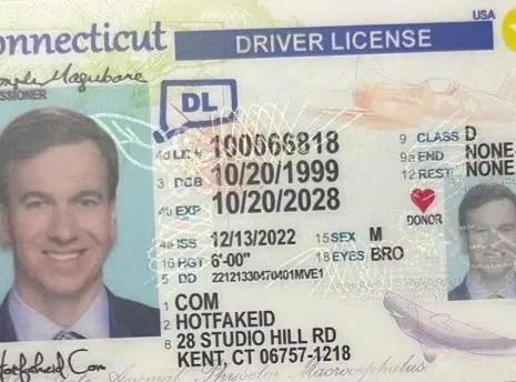 Connecticut Fake ID - Connecticut Driver License