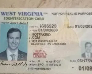 West Virginia Fake ID
